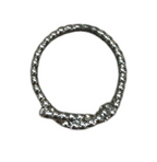 Sterling Silver Knot Bead Ring