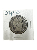 1902 50C Barber Half Dollar