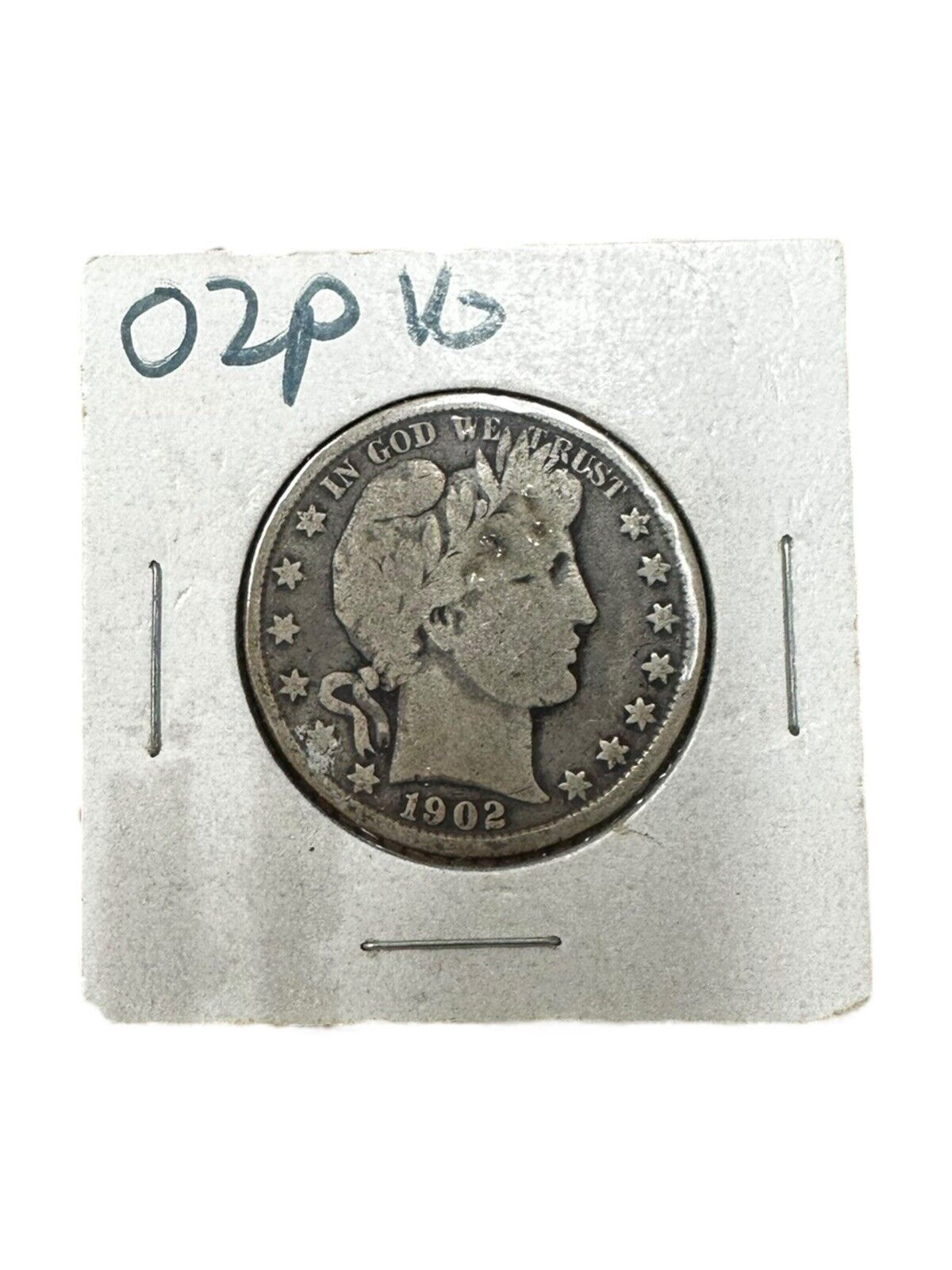 1902 50C Barber Half Dollar