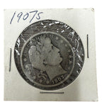 1907-S 50C Barber Half Dollar