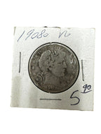 1908-O 50C Barber Half Dollar