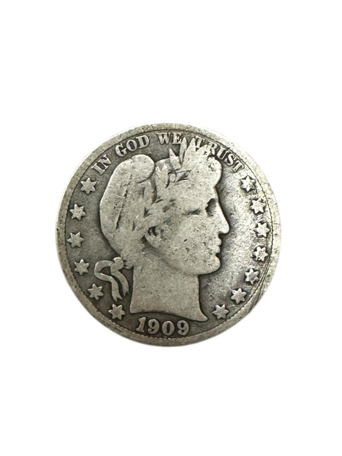 1909-S 50C Barber Half Dollar