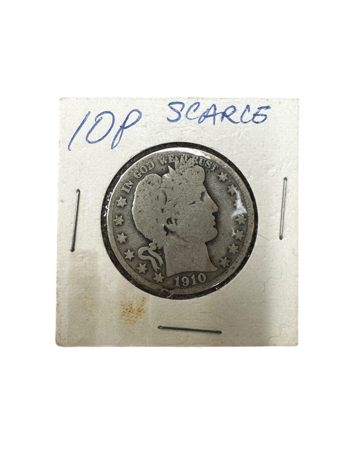 1910-P Barber Silver Half Dollar