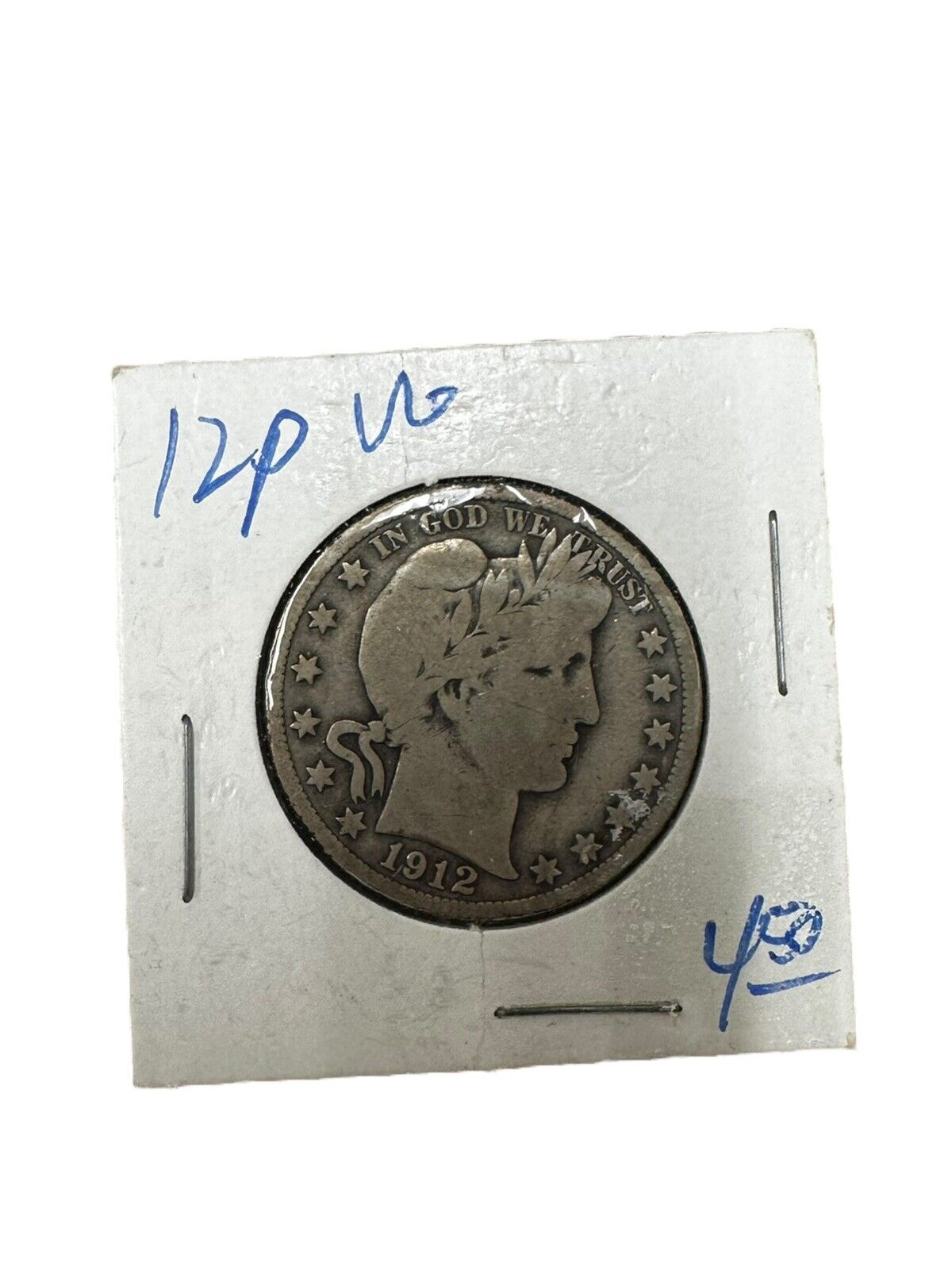 1912 50C Barber Half Dollar