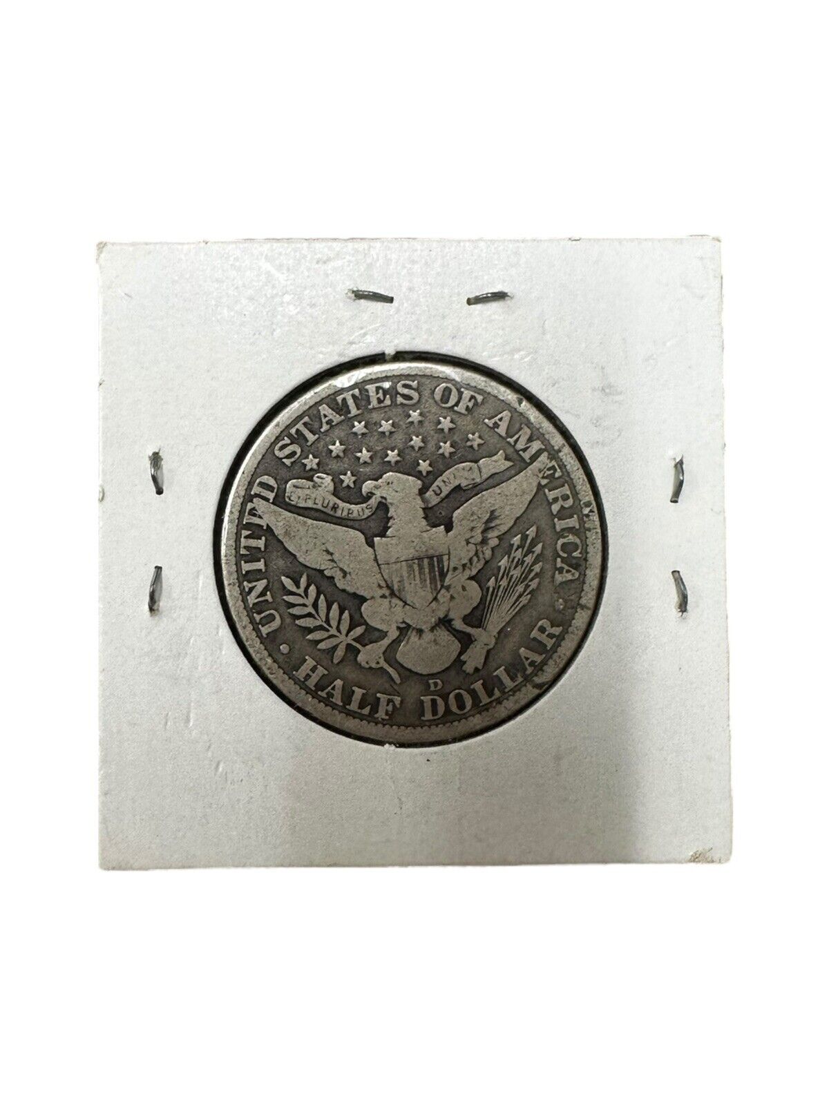 1913-D Barber Silver Half Dollar