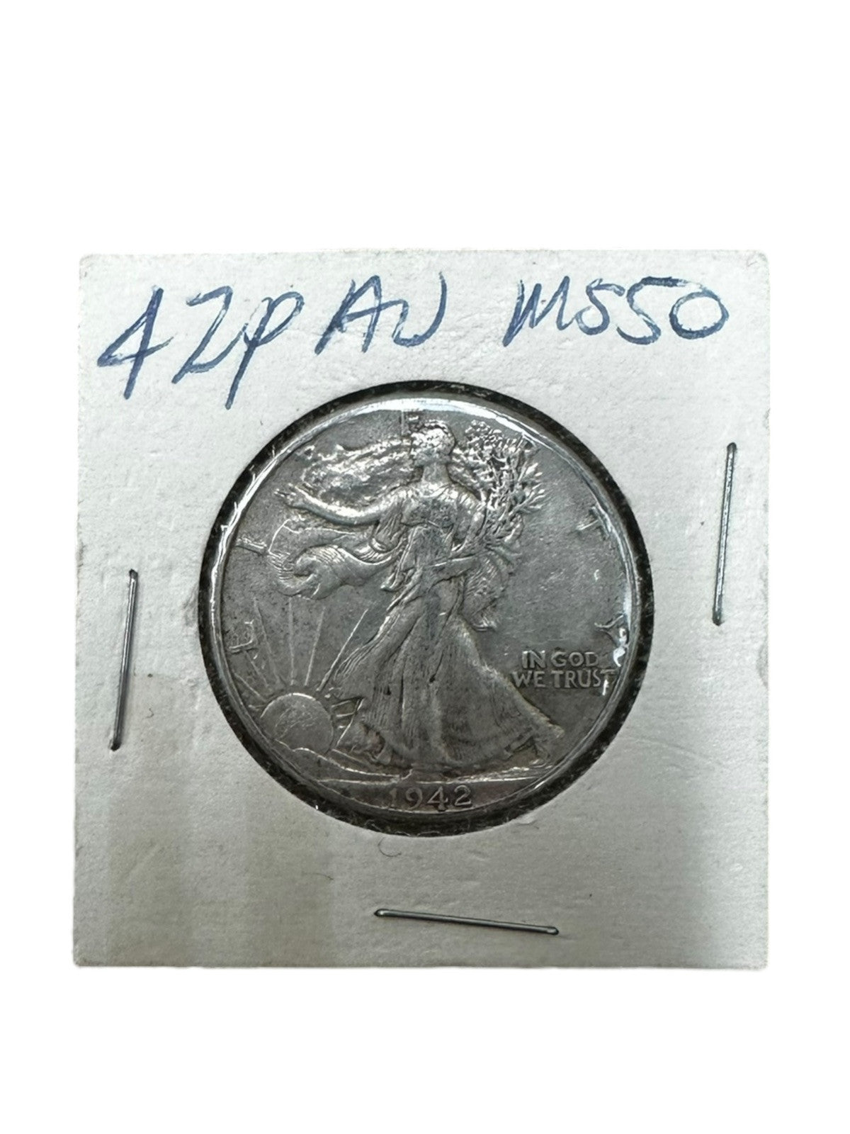 1942 50C Walking Liberty Half Dollar MS 50