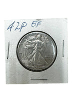 1942 50C Walking Liberty Half Dollar EF