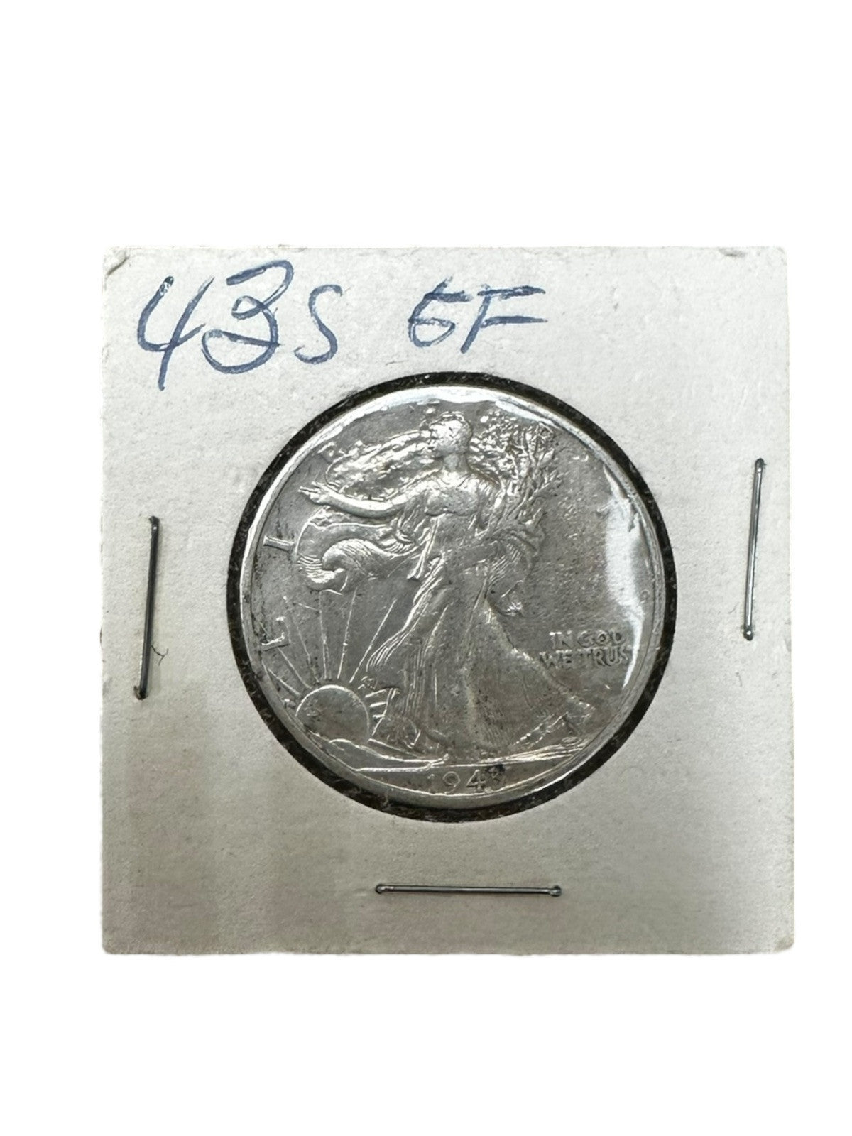 1943 50C Walking Liberty Half Dollar EF