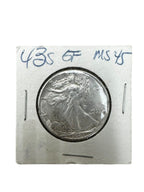 1943 S 50C Walking Liberty Half Dollar EF