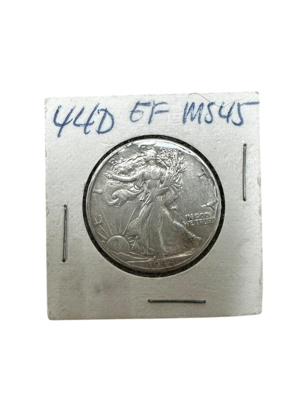1944-D 50C Walking Liberty Half Dollar EF