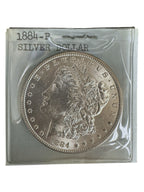1884 $1 Morgan Silver Dollar