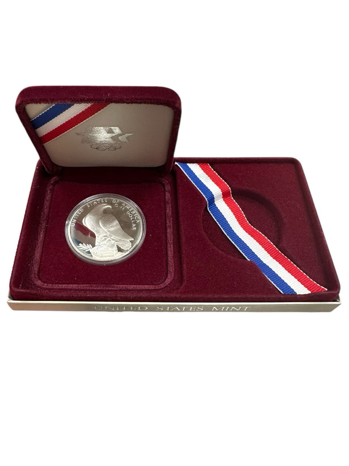 1984 S United States Olympic Coin Silver Dollar Proof