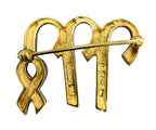 Tiffany & Co Paloma Picasso 18k Yellow Gold Zodiac Virgo Pin Brooch