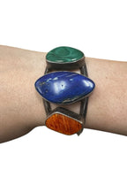 Darry Benally Navajo Sterling Silver Cuff Bracelet