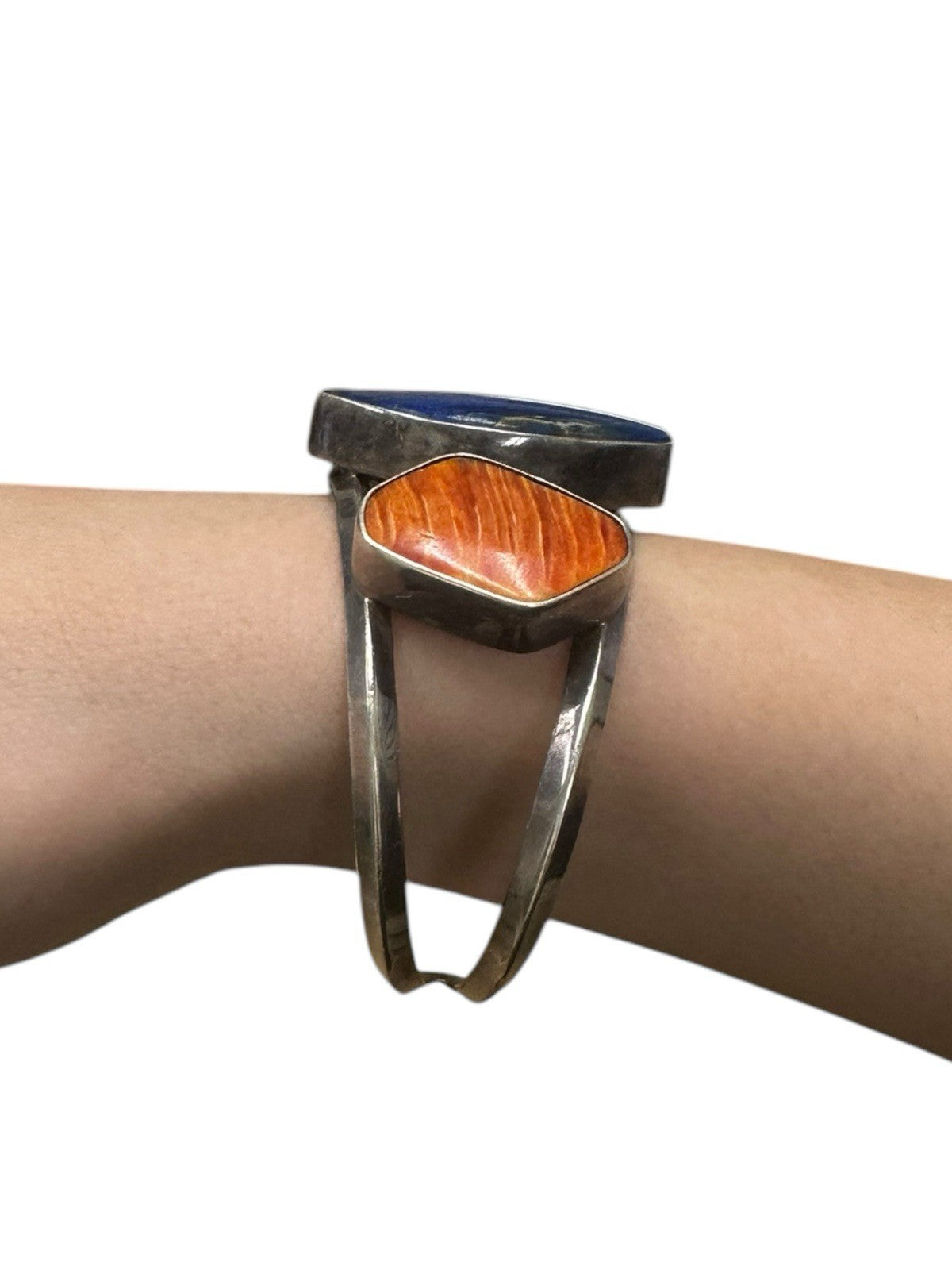 Darry Benally Navajo Sterling Silver Cuff Bracelet