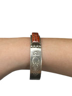 James Livingston Native American Sterling Silver Cuff Bracelet