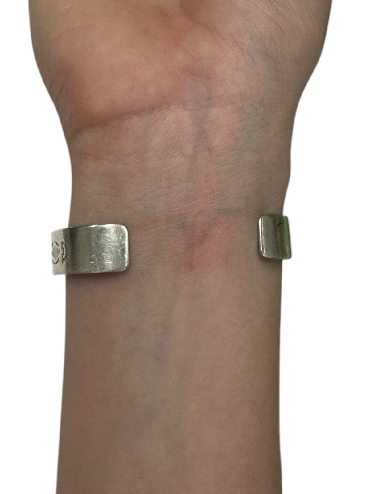 James Livingston Native American Sterling Silver Cuff Bracelet