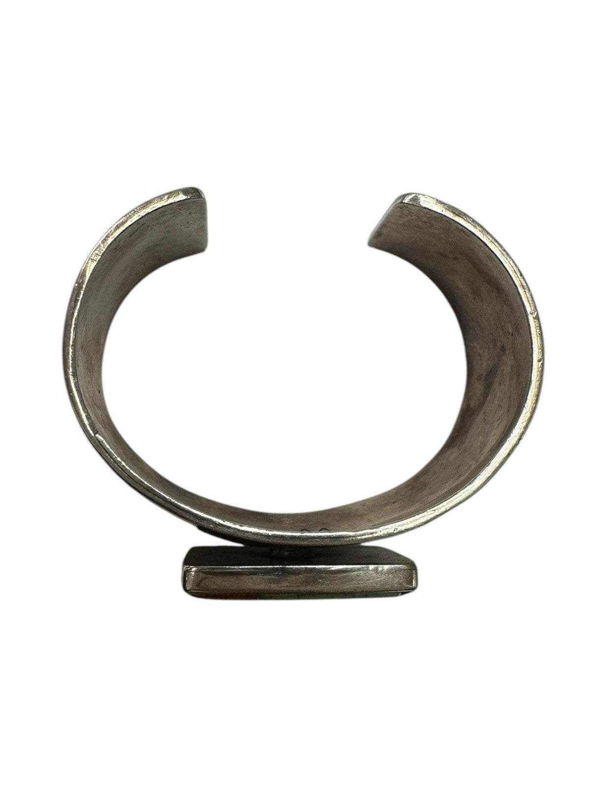 Vintage Verna Vacit Zuni Sterling Silver Inlay Cuff bracelet