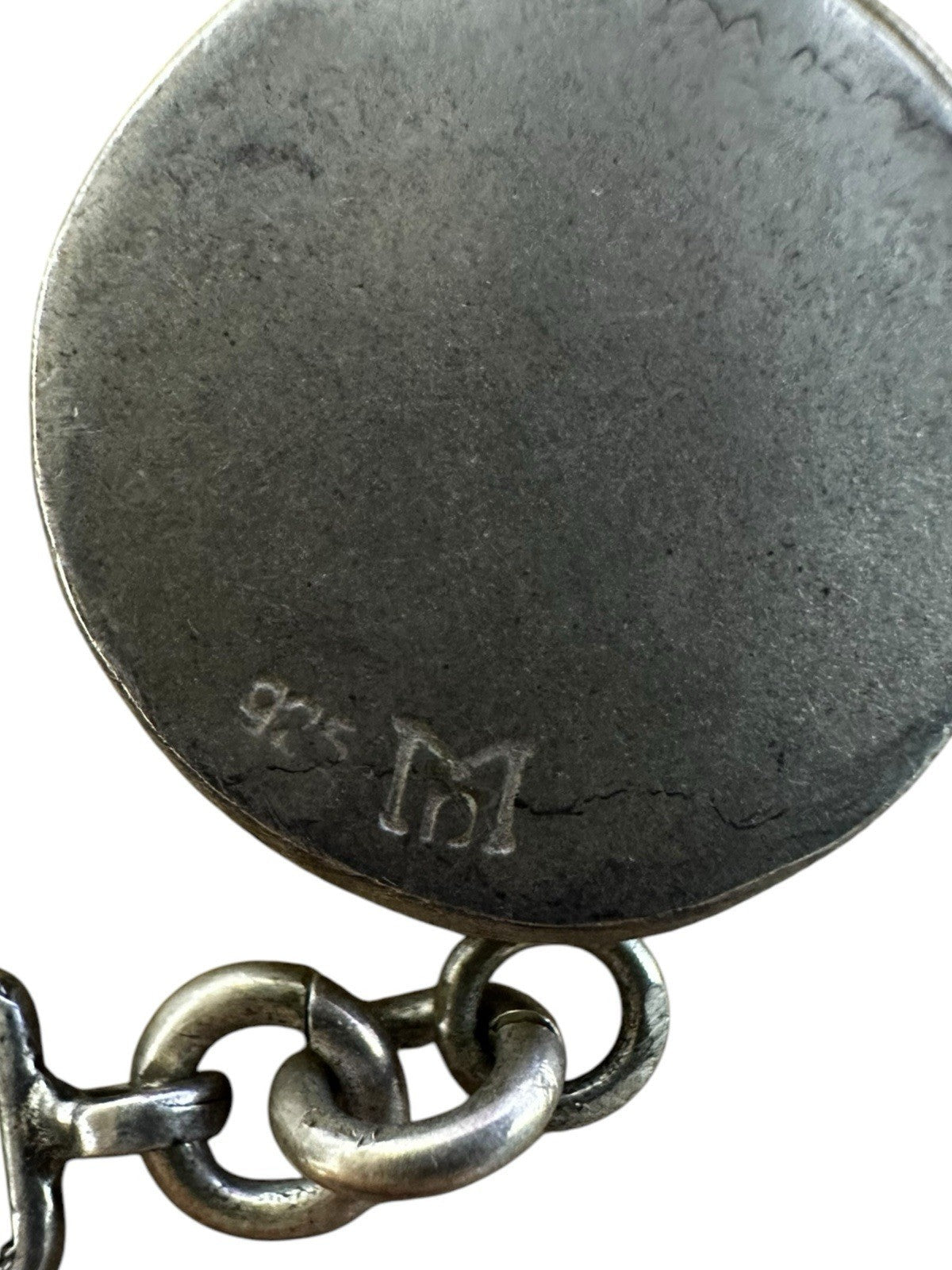 Sterling Silver Spiral Design Roman Glass Bracelet