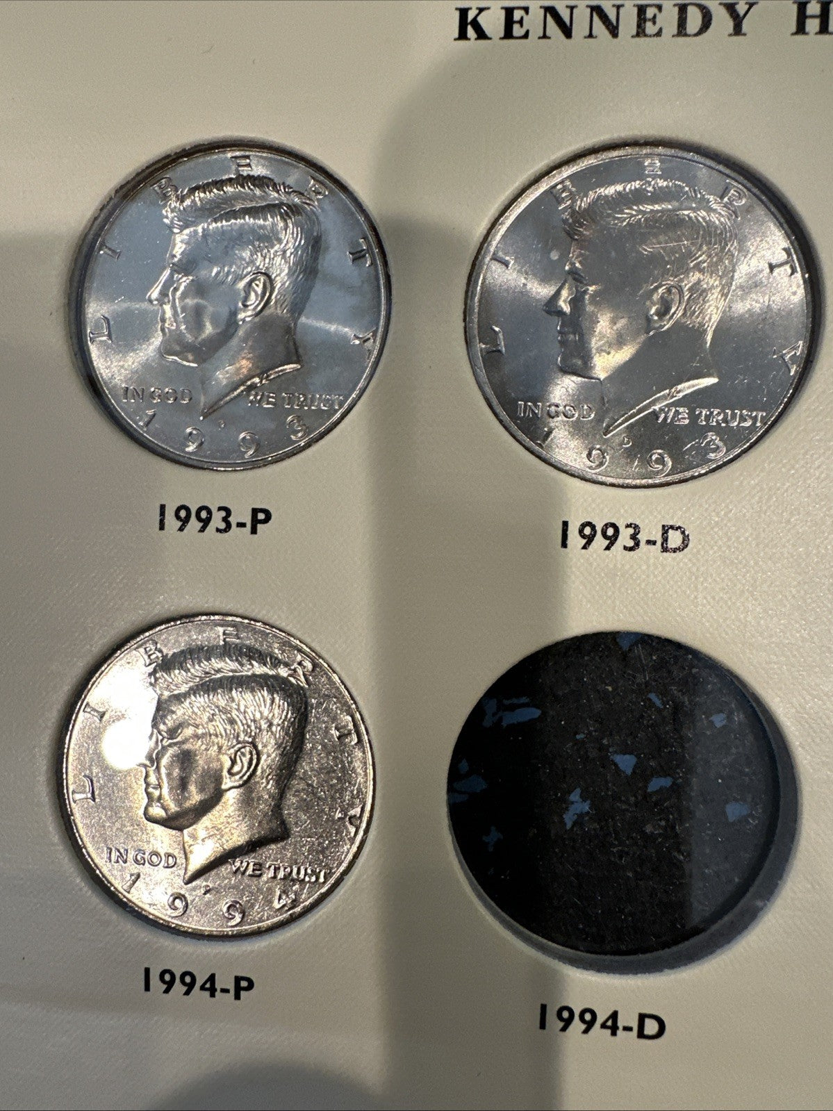 Kennedy half dollar set 13 coins