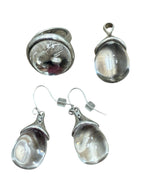 Robert Lee Morris RLM Studio 925 Rock Crystal Pools Of Light Jewelry Set