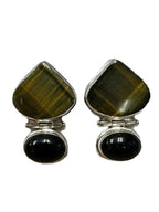 Sterling Silver Tigers Eye Earrings