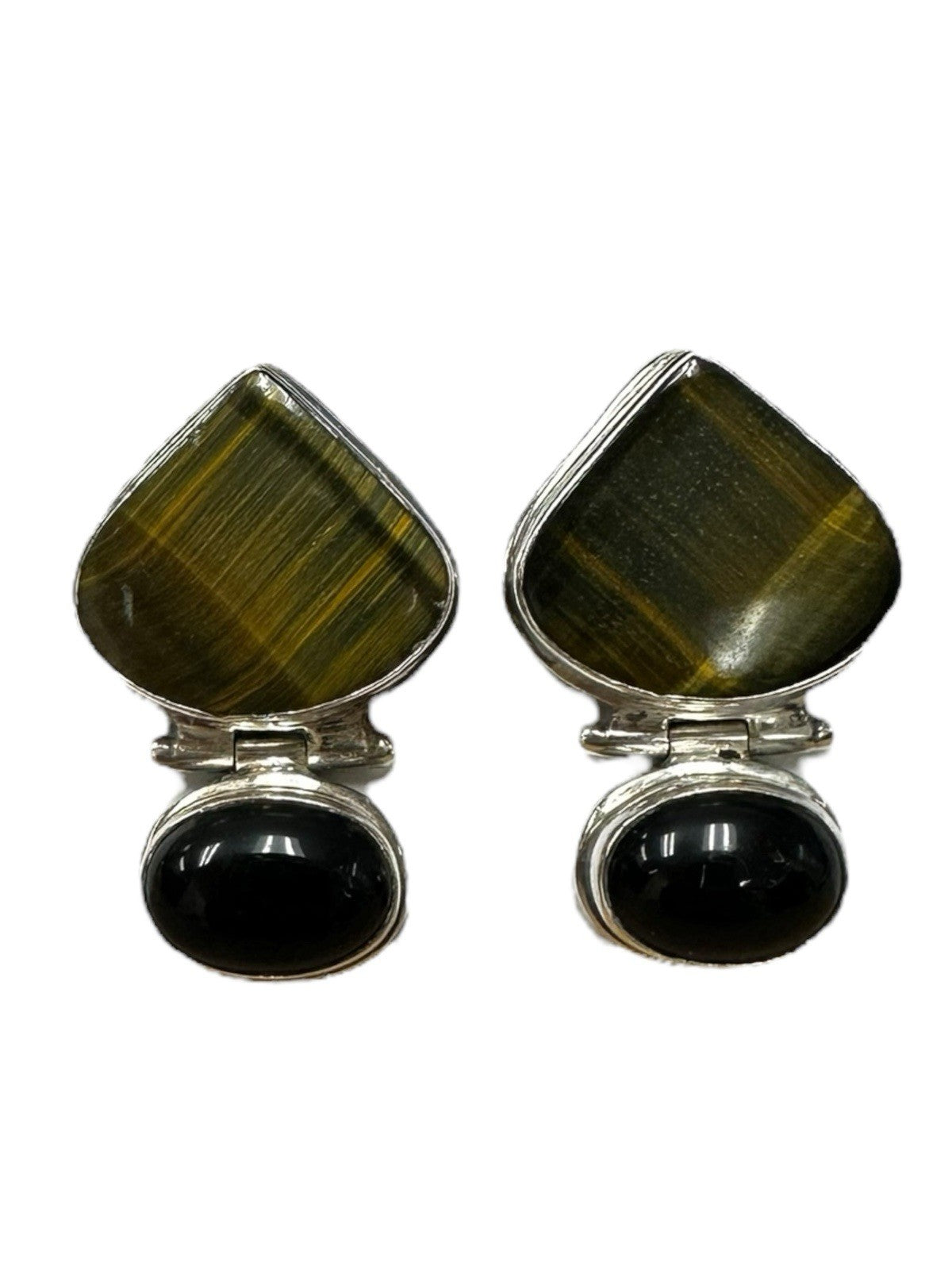 Sterling Silver Tigers Eye Earrings