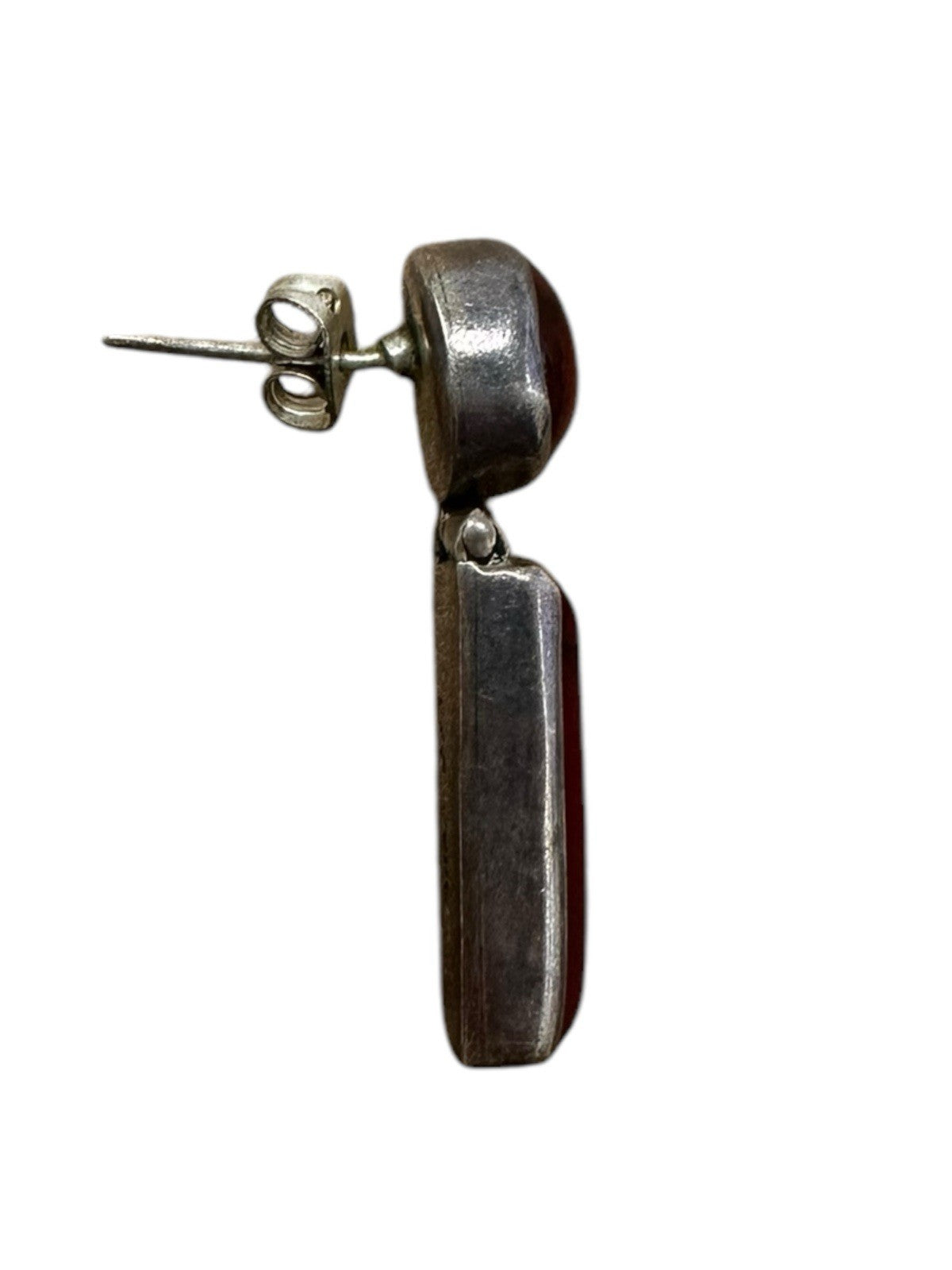 Sterling Silver Coral Earrings