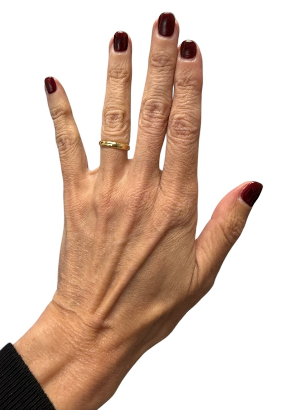 Tiffany & Co. 18K Yellow Gold Wedding Band Ring – Size 4.75, 3mm