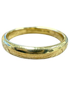 Tiffany & Co. 18K Yellow Gold Wedding Band Ring – Size 7.25, 3mm