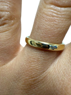 Tiffany & Co. 18K Yellow Gold Wedding Band Ring – Size 7.25, 3mm