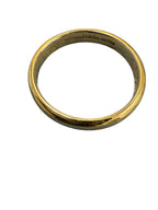 Tiffany & Co. 18K Yellow Gold Wedding Band Ring – Size 7.25, 3mm