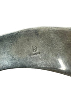 Sterling Silver Multistone Channel Inlay Sterling Silver Cuff Bracelet