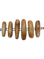 Sterling Silver Spiny Oyster or Fossil Shell Statement Bracelet