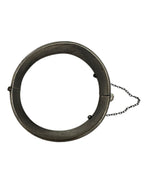 Binder Bros Sterling Silver Floral Engraved Hinged Bangle Bracelet