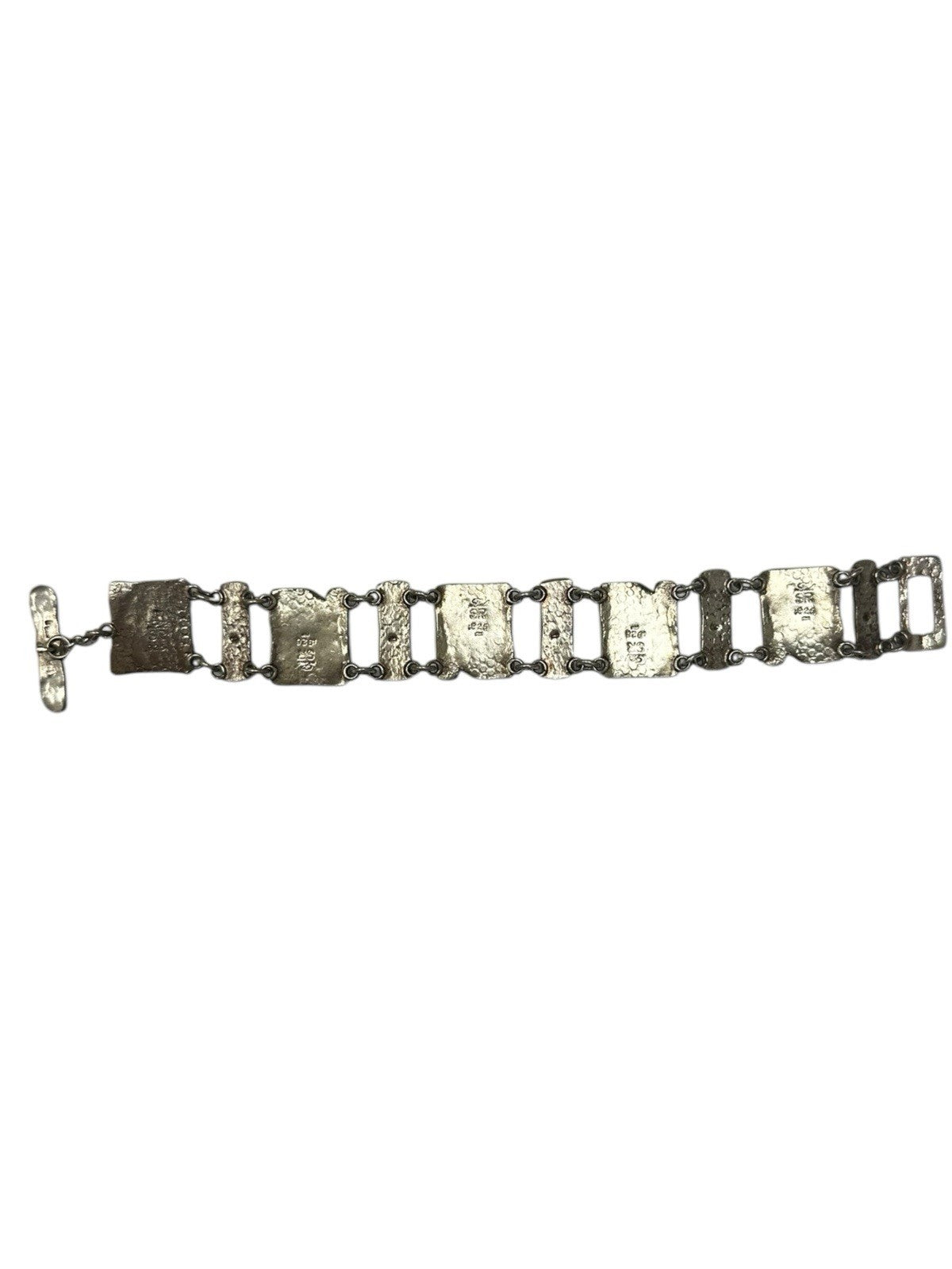 Artisan Mexican Sterling Silver Link Bracelet