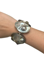 Starborn Sterling Silver & Mother of Pearl Statement Bracelet