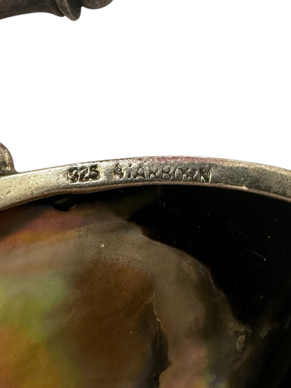 Starborn Sterling Silver & Mother of Pearl Statement Bracelet