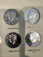 1997 through 2000 Kennedy half dollar 12 Coins Total
