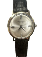Men's Classic 14kt White Gold Jules Jurgensen Mechanical Wristwatch