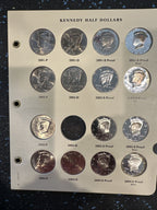 2001 Through 2004 Kennedy Half Dollar Set 15 Coins