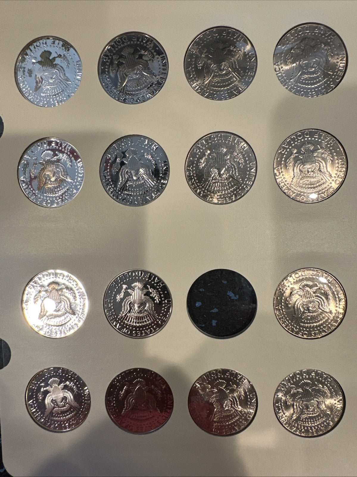 2001 Through 2004 Kennedy Half Dollar Set 15 Coins