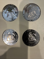 2001 Through 2004 Kennedy Half Dollar Set 15 Coins