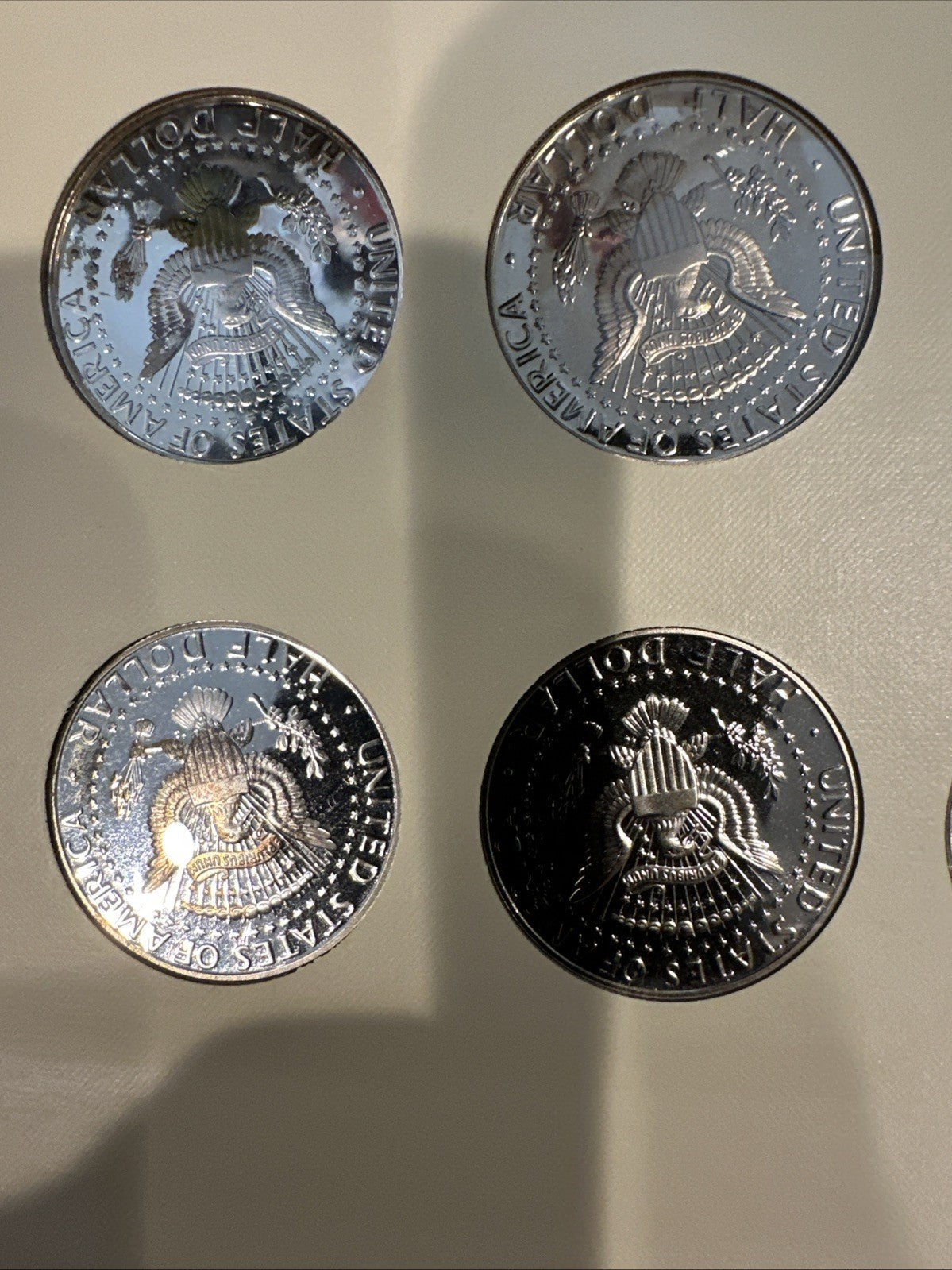 2001 Through 2004 Kennedy Half Dollar Set 15 Coins