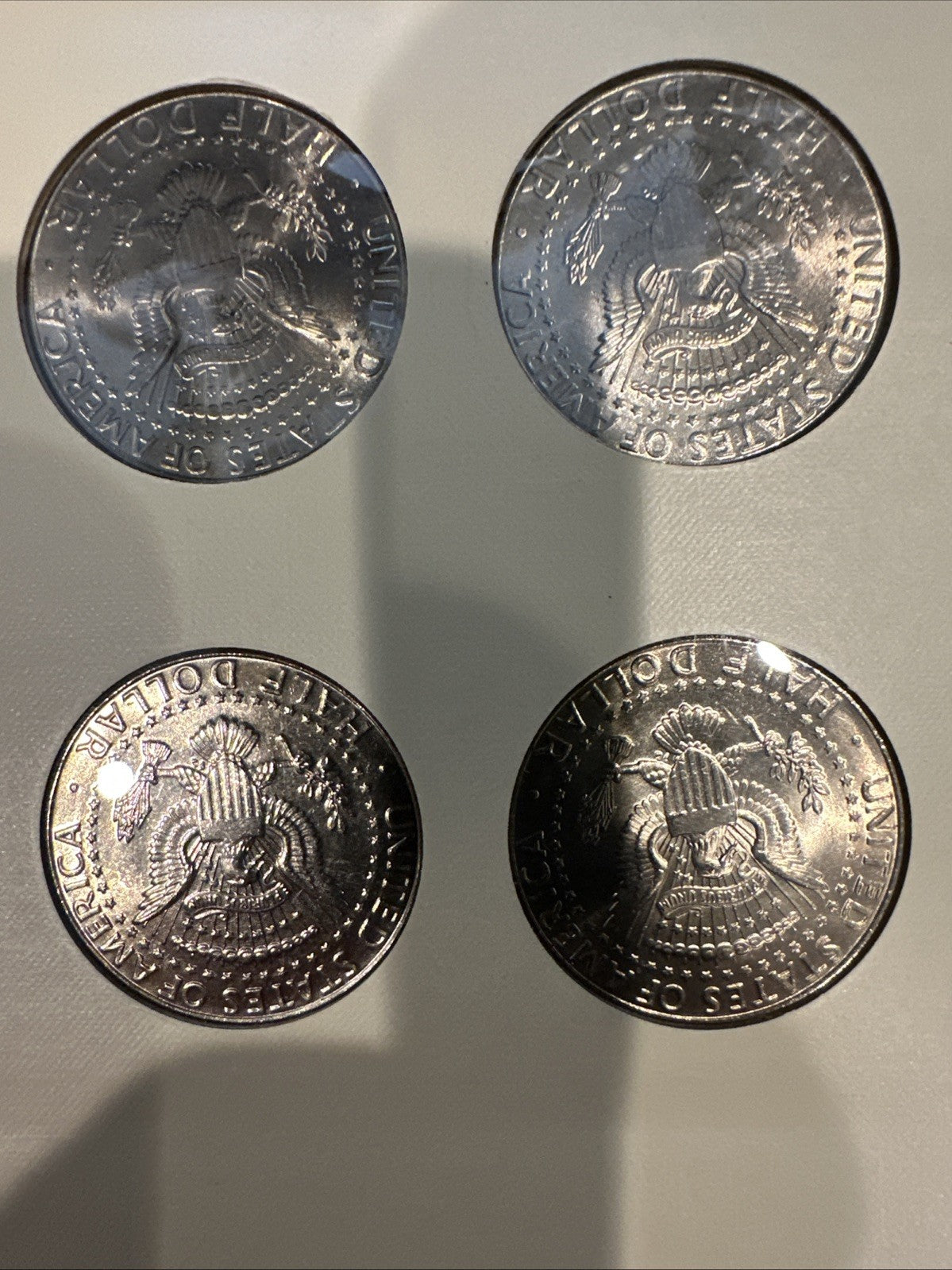 2001 Through 2004 Kennedy Half Dollar Set 15 Coins