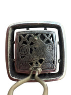 John Hardy Two-Tone Naga Square Earrings