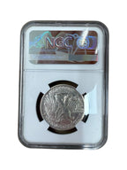 1942 50C Silver Walking Liberty Coin UNC Details Cleaned