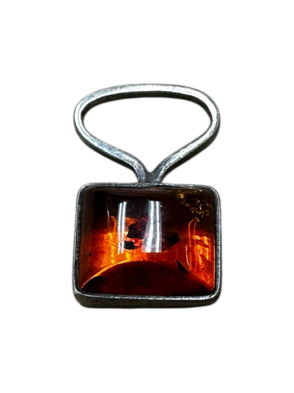 Lori Bonn Sterling Silver Baltic Amber Bracelet Charm