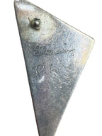 Sterling Silver Obsidian And Lapis Earrings