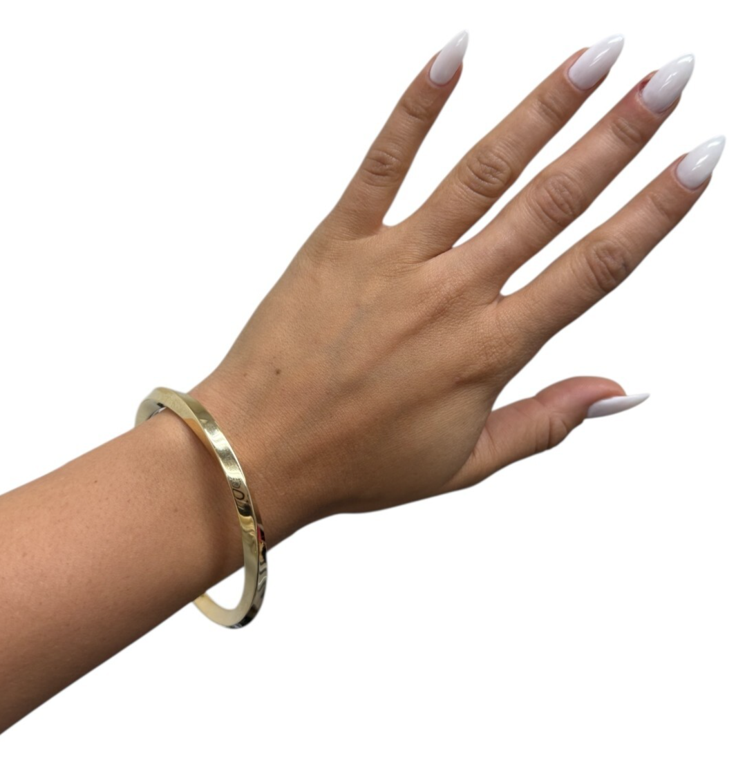 Tiffany & Co 18K Elsa Paretti Yellow Gold Wave Bangle Bracelet, 33 Grams